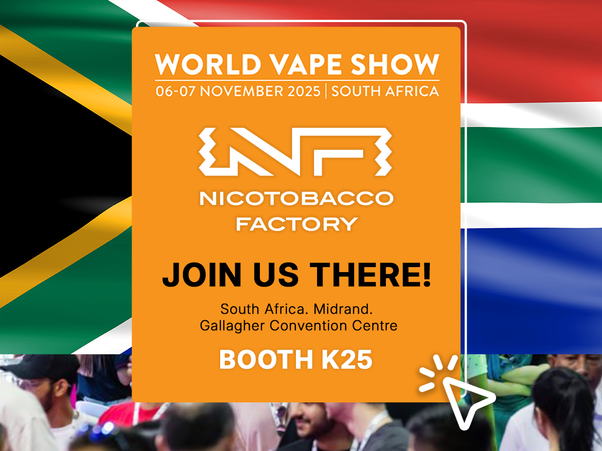 elfbar nachfüll pod läuft aus Nicotobacco to Exhibit at World Vape Show South Africa 2025