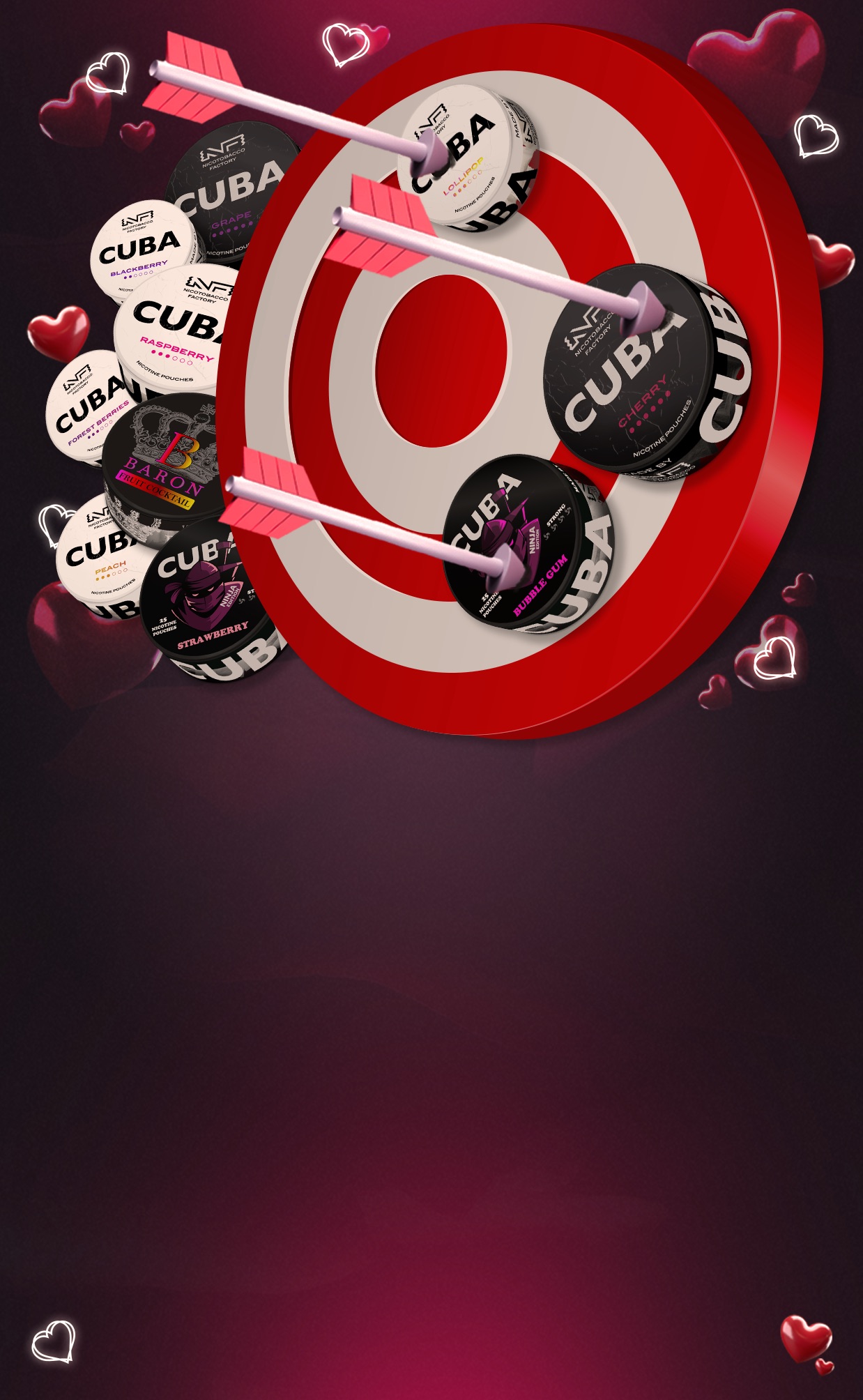 Valentines's day nicotine pouches