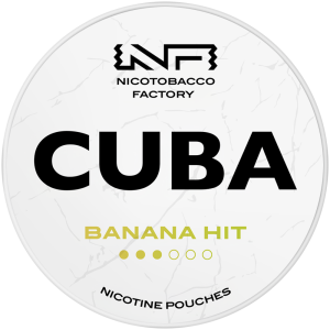 Cuba White Banana Hit nicotine pouches snus