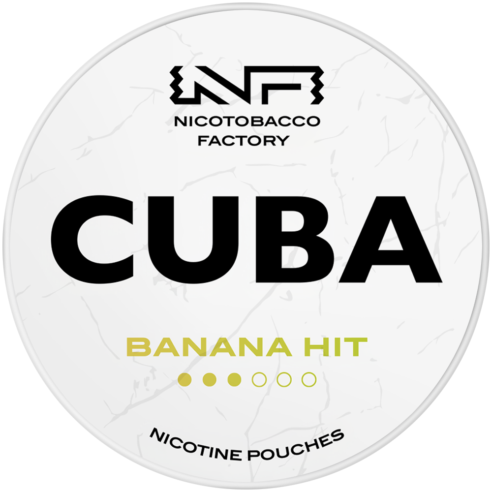 Cuba White Banana Hit nicotine pouches snus