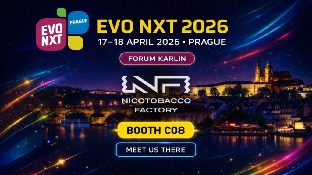 Nicotobacco Factory at EVO NXT 2026 — Prague
