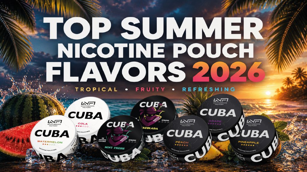 Top simmer nicotine pouches