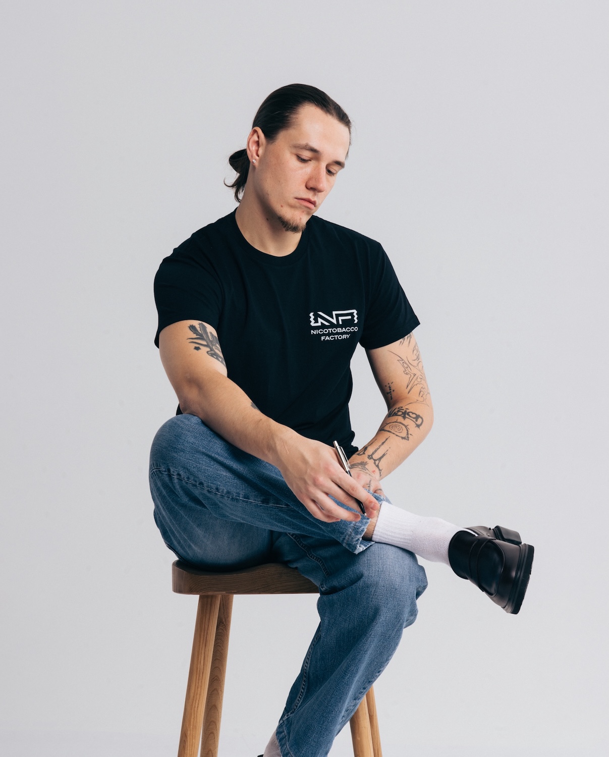 Branded Black T-Shirt