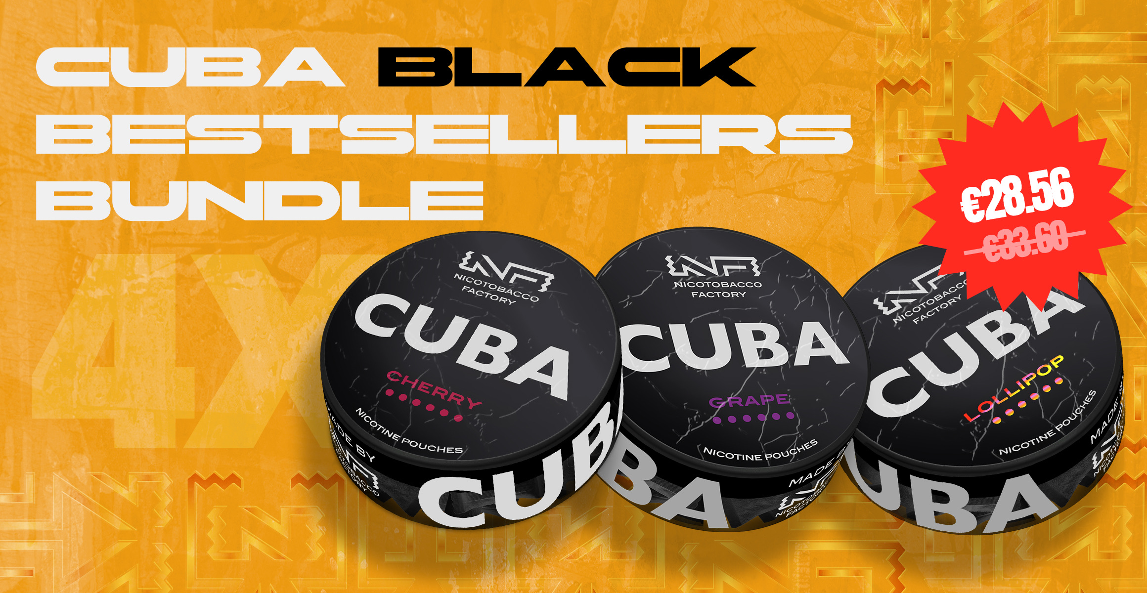 Nicotine pouches snus bundle