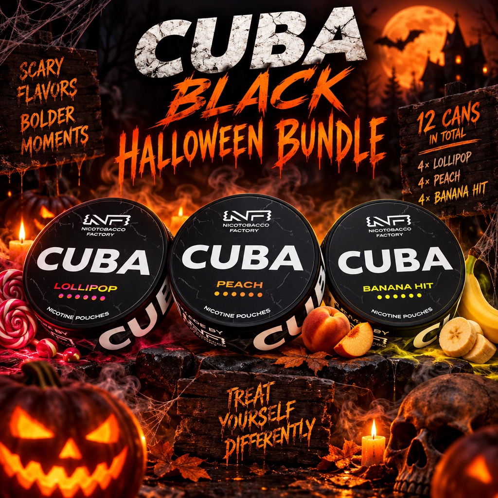 Cuba Black Halloween Bundle nicotine pouches