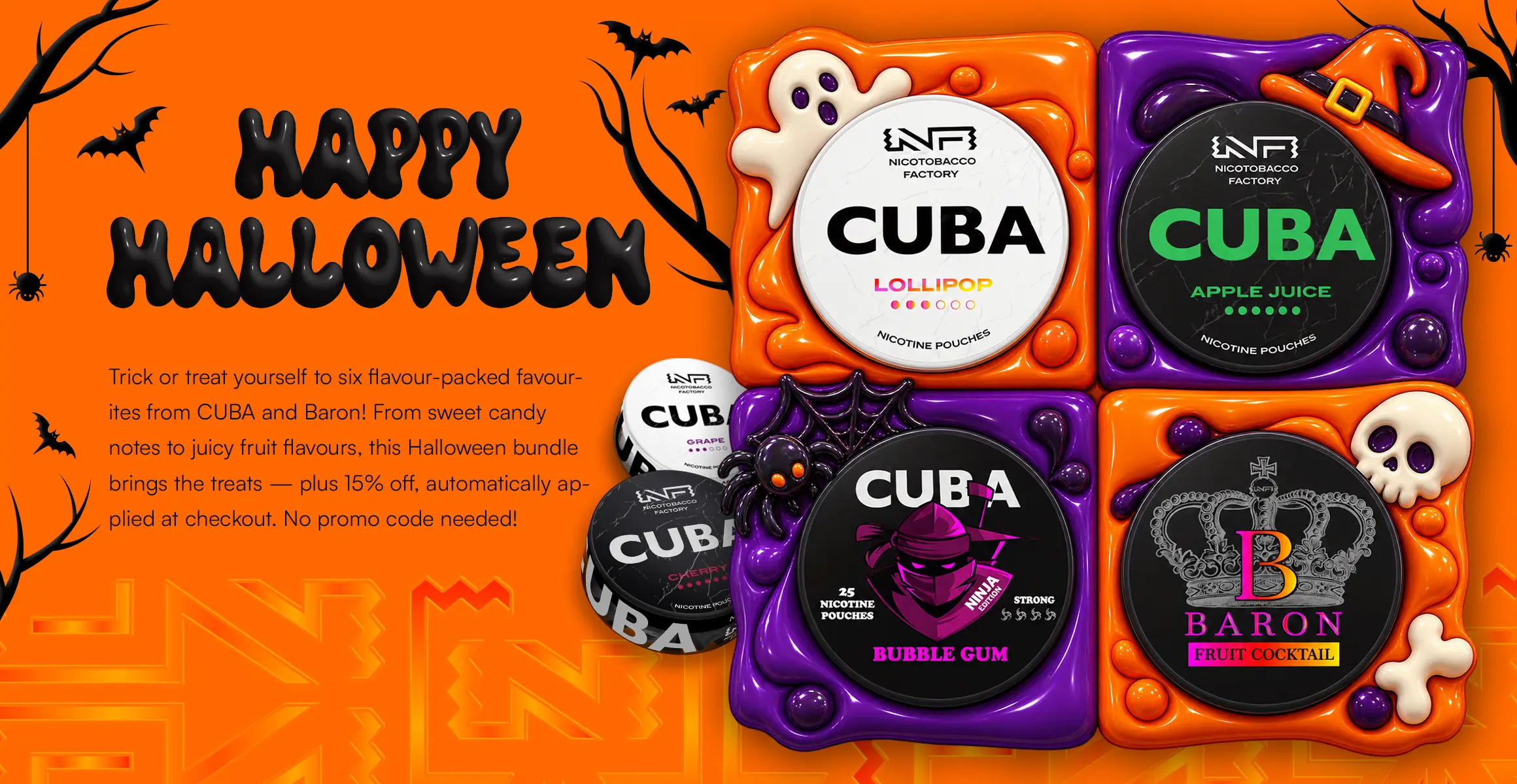 Halloween nicotine pouches