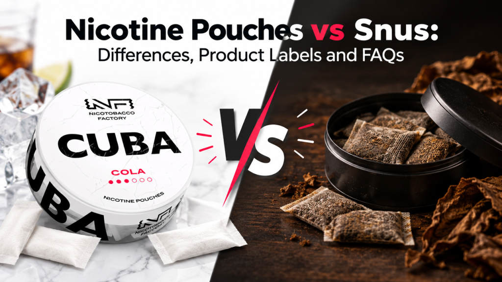 nicotine pouches vs snus