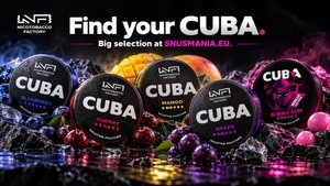 Nicotobacco x SNUSMANIA.EU: Discover the CUBA Nicotine Pouches Range